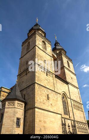 Evangelische Dreifaltigkeitskirche in Bayreuth, Bayern, Region Oberfranken, Deutschland Stockfoto