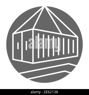 Hebecontainer Solide Symbol Liefersymbol Kranhaken Ladecontainer Vektor Zeichen Auf Weissem Hintergrund Riemenscheibe Symbol In Glyph Stil Fur Mobile Stock Vektorgrafik Alamy