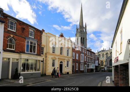 St James Church, Louth town, East Lindsey, Lincolnshire, England; Großbritannien Stockfoto