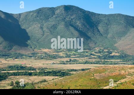 Schöne Landschaft von Nordalbanien an der Grenze zum Kosovo Stockfoto
