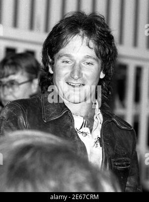 Robin Williams bei Flippers 1978 Stockfoto