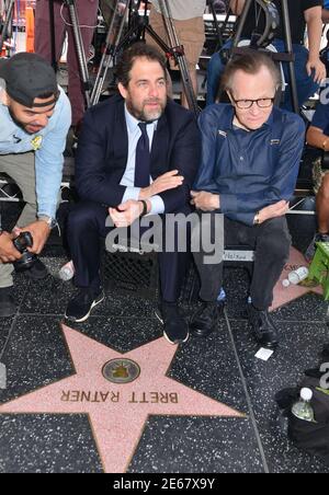 Los Angeles, USA. April 2017. Brett Radner und Larry King Kredit: Tsuni/USA/Alamy Live Nachrichten Stockfoto