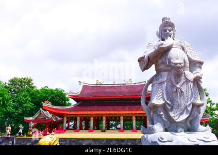 Semarang, Indonesien - 21. Januar 2021: Sampokong auch bekannt als Gedung Batu Tempel, ist der älteste chinesische Tempel semarang Stadt, Zentral-java, indonesi Stockfoto