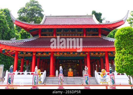 Semarang, Indonesien - 21. Januar 2021: Sampokong auch bekannt als Gedung Batu Tempel, ist der älteste chinesische Tempel semarang Stadt, Zentral-java, indonesi Stockfoto