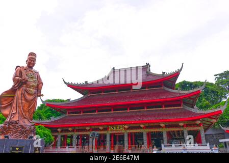 Semarang, Indonesien - 21. Januar 2021: Sampokong auch bekannt als Gedung Batu Tempel, ist der älteste chinesische Tempel semarang Stadt, Zentral-java, indonesi Stockfoto