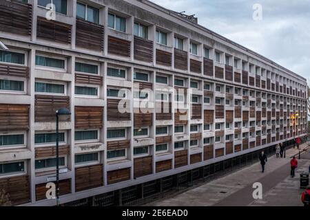 Hotel in der Nähe der Putney Bridge Stockfoto