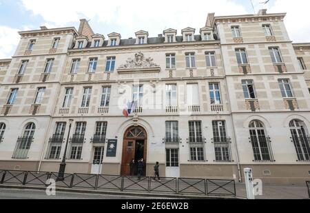 CHAMPAGNE SOCIALISTS STANDORTE IN PARIS Stockfoto