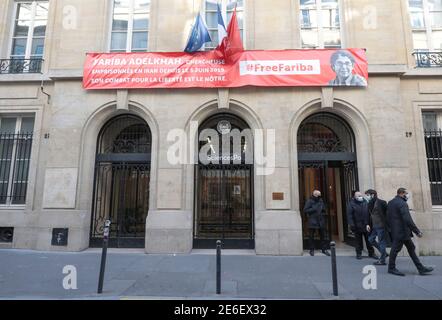 CHAMPAGNE SOCIALISTS STANDORTE IN PARIS Stockfoto