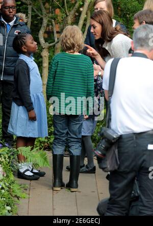 20. Mai 2019 - London, England, UK - 2019 RHS Chelsea Flower Show Press Day, Royal Hospital, Chelsea Fotoausstellungen: Duchess of Cambridge Stockfoto