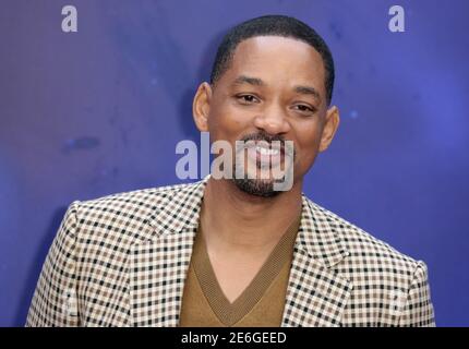 09. Mai 2019 - London, England, UK - Aladdin European Gala, Odeon Luxe, Leicester Square - Red Carpet Arrivals Fotoausstellungen: Will Smith Stockfoto