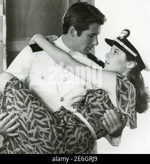 Die amerikanischen Schauspieler Richard Gere und Debra Winger im Film an Officer and a Gentleman, USA 1981 Stockfoto