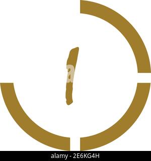 Logo „Letter i“. Alphabet Logo Vektor-Design Stock Vektor