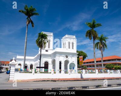 George Town, Penang Island, Malaysia: Rathaus, historische viktorianische britische Architektur Stockfoto