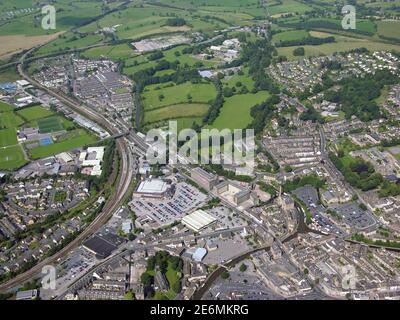 Luftaufnahme von Skipton, North Yorkshire Stockfoto