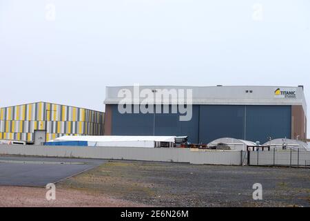 Titanic Studios Belfast Bild Mal McCann Stockfoto