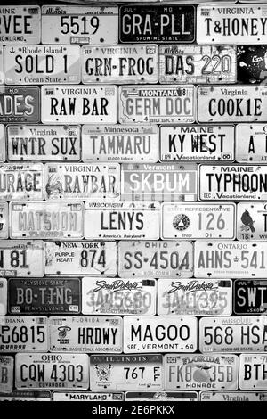 Half Shell Raw Bar und Restaurant im Marina Inkey West, Florida, FL USA. Südlichster Punkt in den kontinentalen USA. Urlaubsziel der Insel Stockfoto