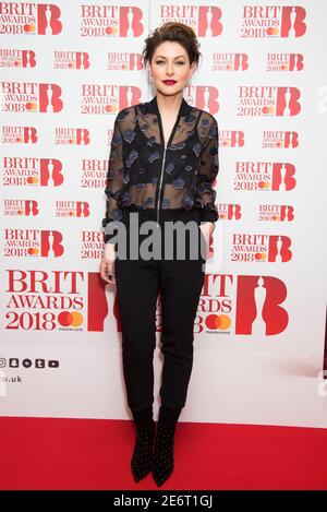 NUR FÜR REDAKTIONELLE VERWENDUNG XXXX Emma Willis nimmt an der Veranstaltung Brit Awards 2018 Nominations Teil, die in den ITV Studios in Southbank, London, stattfindet. Bildnachweis sollte lauten: David Jensen/EMPICS Entertainment Stockfoto