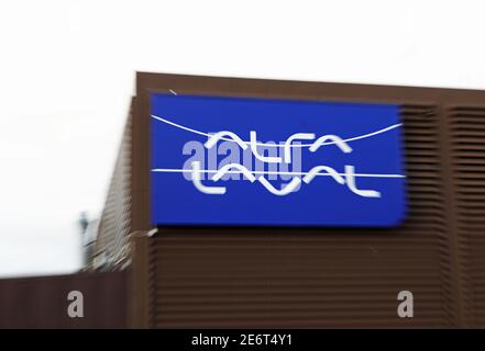 LUND, SWEDEN-28 OCTOBER 2019:Alfa Laval, Hauptsitz in Gunnesbo, Lund. Stockfoto