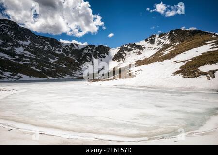 Summit Lake in der Mount Evans Wilderness, Colorado Stockfoto