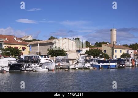 Frankreich, Gard, Saint Gilles, die Marina Stockfoto