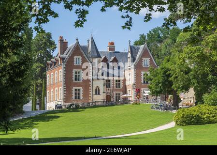 Frankreich, Indre et Loire, Amboise, Loire-Tal von der UNESCO zum Weltkulturerbe erklärt, Herrenhaus von Clos Luce, letzte Heimat von Leonardo da Vinci Stockfoto