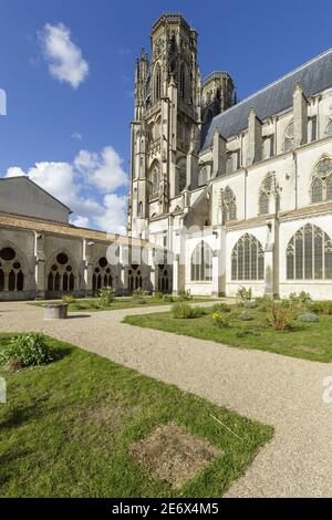 Frankreich, Meurthe et Moselle, Toul, Saint Etienne de Toul Kathedrale im spätgotischen Stil (13. Jahrhundert) Stockfoto