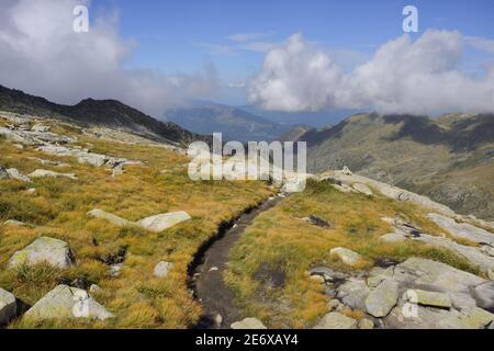 Frankreich, Ariege, Couserans Region, Mont Valier Trek Stockfoto