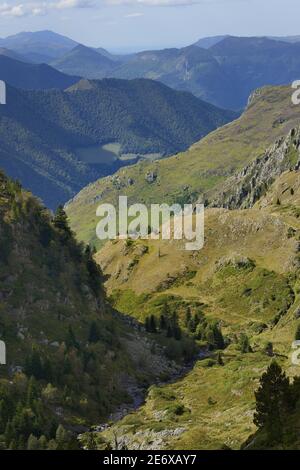 Frankreich, Ariege, Couserans Region, Mont Valier Trek Stockfoto