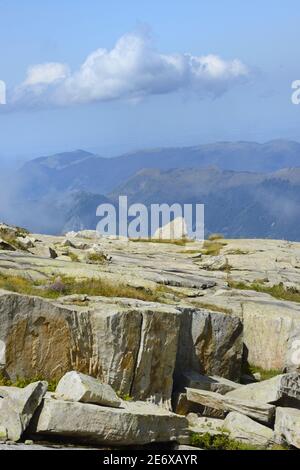 Frankreich, Ariege, Couserans Region, Mont Valier Trek Stockfoto
