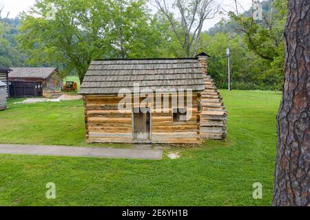 Abraham Lincoln's Boyhood Home in Knob Creek, KY, USA Stockfoto