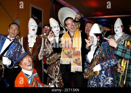 Der kanadische Sänger Garou nimmt am 19. Januar 2007 am 31. Internationalen Zirkusfestival Monte-Carlo in Monaco Teil. Foto von Nebinger-Orban/ABACAPRESS.COM Stockfoto