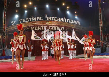 31. Internationales Circus-Festival Monte-Carlo in Monaco am 19. Januar 2007. Foto von Nebinger-Orban/ABACAPRESS.COM Stockfoto