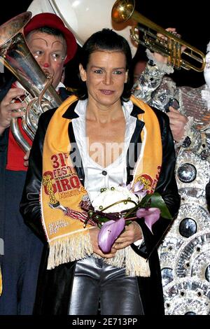 Prinzessin Stephanie von Monaco nimmt am 19. Januar 2007 am 31. Internationalen Zirkusfestival Monte-Carlo in Monaco Teil. Foto von Nebinger-Orban/ABACAPRESS.COM Stockfoto