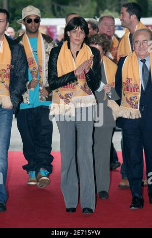 Prinzessin Stephanie von Monaco nimmt am 21. Januar 2007 am 31. Internationalen Zirkusfestival Monte-Carlo in Monaco Teil. Foto von Nebinger-Orban/ABACAPRESS.COM Stockfoto