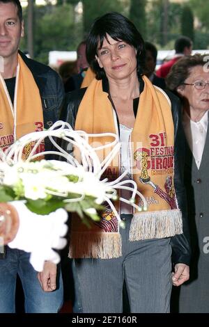 Prinzessin Stephanie von Monaco nimmt am 21. Januar 2007 am 31. Internationalen Zirkusfestival Monte-Carlo in Monaco Teil. Foto von Nebinger-Orban/ABACAPRESS.COM Stockfoto