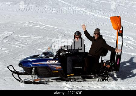 Der französische Schauspieler und Regisseur Antoines De Caunes posiert während einer Fotoschau beim 10. Internationalen Comedy Film Festival in L'Alpe d'Huez, Frankreich, am 20. Januar 2007. Foto von Guibbaud-Guignebourg/ABACAPRESS.COM Stockfoto