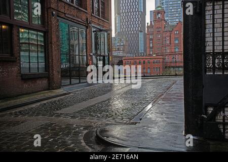 Princess Street in Manchester City , Vereinigtes Königreich . Stockfoto