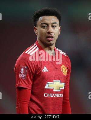 Aktenfoto vom 09-01-2021 von Manchester United's Jesse Lingard. Ausgabedatum: Freitag, 29. Januar 2021. Stockfoto