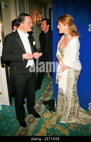 Herzogin von York Sarah Ferguson und HSH Prinz Alexander von Schaumburg Lippe besuchen den 52. Wiener Opernball in Folge im Waldorf Astoria Hotel, veranstaltet von Herzogin Sarah Ferguson und NBC Today Show Ann Curry am 26. Januar 2007 in New York City, NY, USA. Foto von Gerald Holubowicz/ABACAPRESS.COM Stockfoto