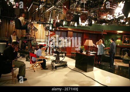 EXKLUSIV. HINTER DEN KULISSEN: Don Diamont über das Set von 'The Young and the Restless' (Les Feux de l'Amour) in den CBS Studios, Los Angeles, CA, USA, am 8. Januar 2007. Foto von Denis Guignebourg/ABACAPRESS.COM Stockfoto