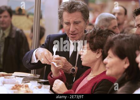 Jack lang und seine Frau besuchen am 8. März 2007 die Internationale Landwirtschaftsmesse in Paris, Frankreich. Foto von Edouard Bernaux/ABACAPRESS.COM Stockfoto