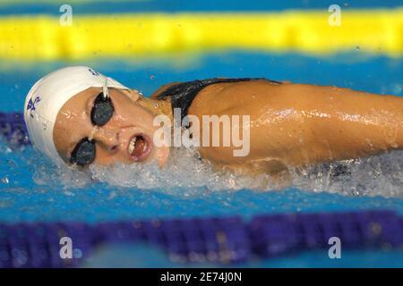 Die Französin Sarah Bey tritt bei der 200. FINAWeltmeisterschaft in