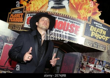 Robert Rodriguez nimmt an der Premiere von Dimension Films 'Grindhouse' Teil, die am 26. März 2007 im Orpheum Theatre in Los Angeles, CA, USA, stattfand. Foto von Lionel Hahn/ABACAPRESS.COM Stockfoto