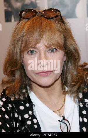 Datei Foto vom 25. März 2007 von Nathalie Delon auf der Buchmesse in Paris. - Nathalie Delon, Schauspielerin und Ex-Frau von Alain Delon starb am Donnerstag um 79 Jahre an Krebs. Foto von Patrick Davy/ABACAPRESS.COM Stockfoto