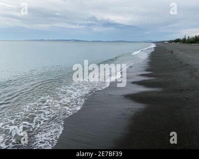 Marine Parade in der Stadt Napier, Hawkes Bay Stockfoto