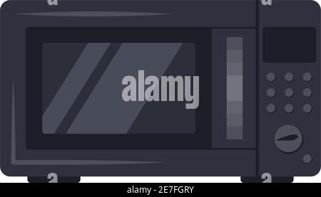 Symbol für Küchengeräte mit Mikrowellenherd Stock Vektor