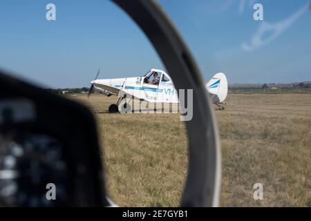 Fliegen mit der Gliding Federation of Australia und der Melbourne Segelflugclub Stockfoto