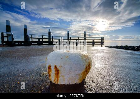 Details aus dem Hafen von oudeschild auf der Insel texel, Niederlande Stockfoto