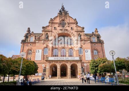 NÜRNBERG, DEUTSCHLAND - OKTOBER 18 2020: Staatstheater Nürnberg Stockfoto