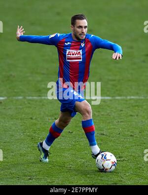 Eibar, Spanien. Januar 2021, 30. Roberto Antonio Correa von SD Eibar in Aktion während des La Liga-Spiels zwischen SD Eibar und Sevilla FC im Ipurua Stadion gespielt. Kredit: Ion Alcoba/Capturasport/Alamy Live Nachrichten Stockfoto